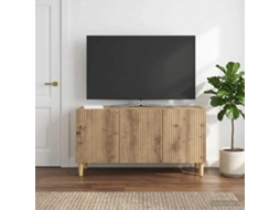 Vidaxl Gabinete para Tv Carvalho Arttisan 99 X 34,5 X 50 Cm