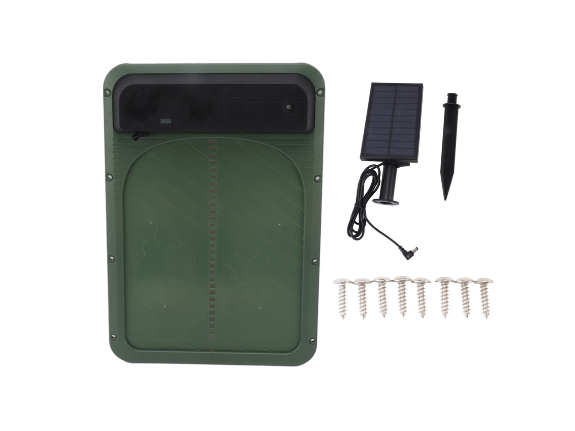 Porta Automática Solar para Galinheiro com sensor de luz S/MARCA