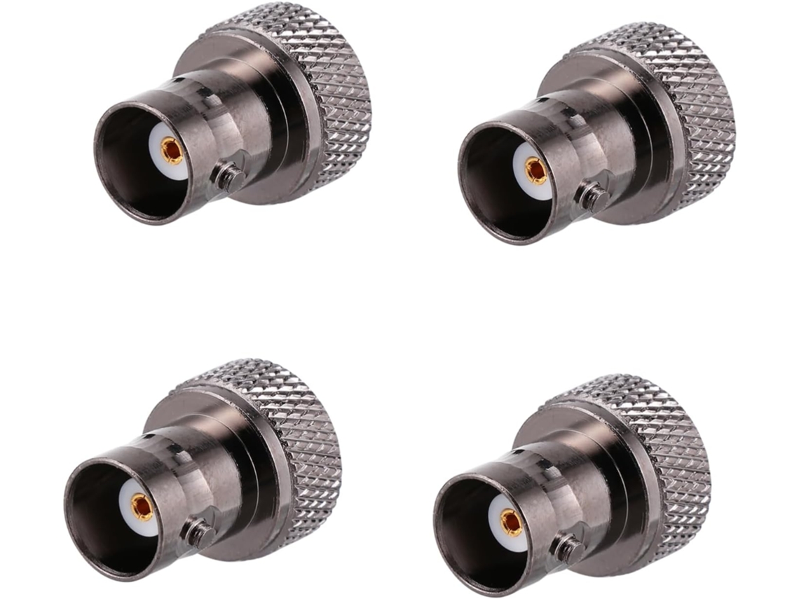 Conjunto De 4 Adaptadores Metálicos Para Conectores Coaxiais Sma Macho Para Fêmea Para Uso Em Interf Gokoco