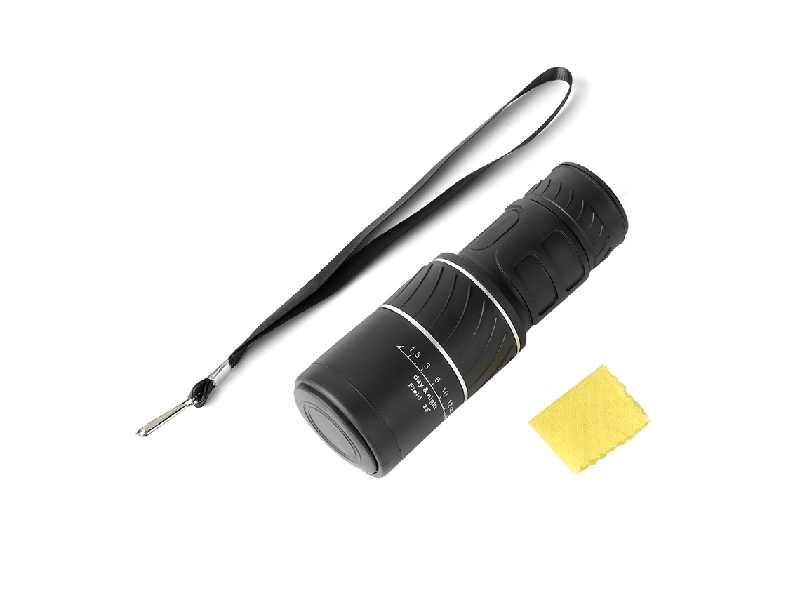 Monocular Óptico Hd de Visão Noturna 16x52 para Caça, Camping e Trilhas BRILVIBERA