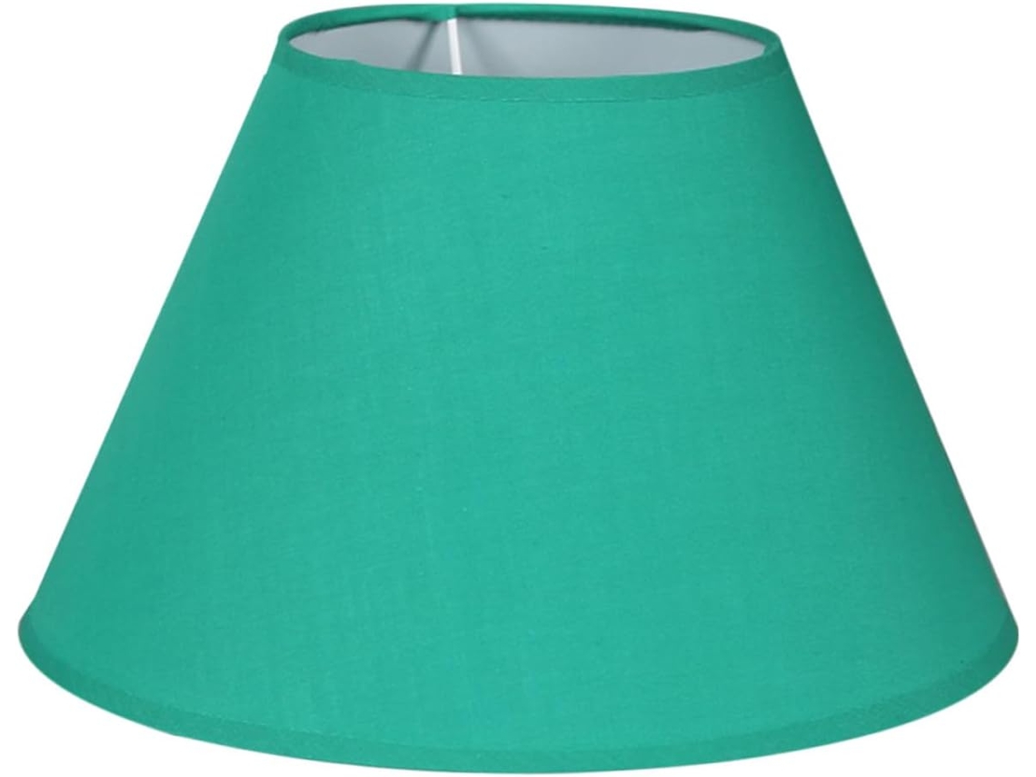 Luminária de Mesa E27 em Tecido para Escritório, Verde. SFUSHOS