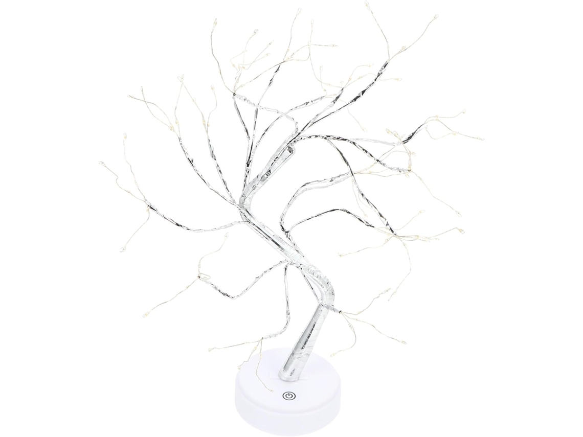 Luminária De Led Em Formato Árvore, Funciona Com Usb E Bateria, Luz