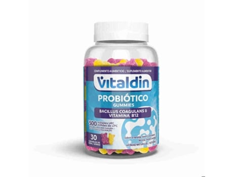 Suplemento probiótico Vitaldin em gomas