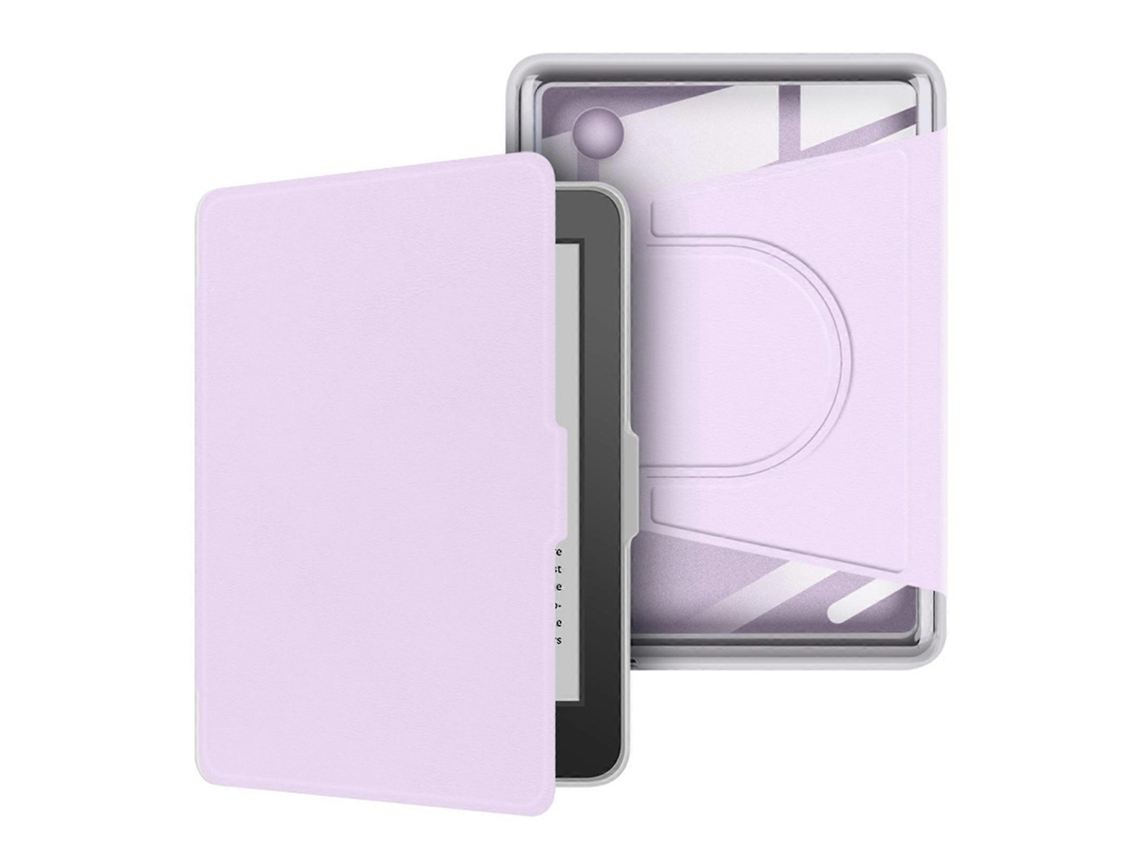 Capa Magnética Transparente Para E-reader Clara Color 6 Polegadas, Design Anti-impacto, Suporte, Roxopurple