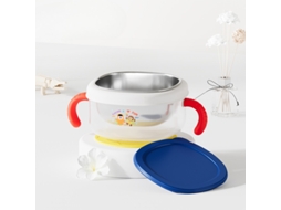 Conjunto Infantil Tigela Bebé Inox 316 Vermelho Panoona