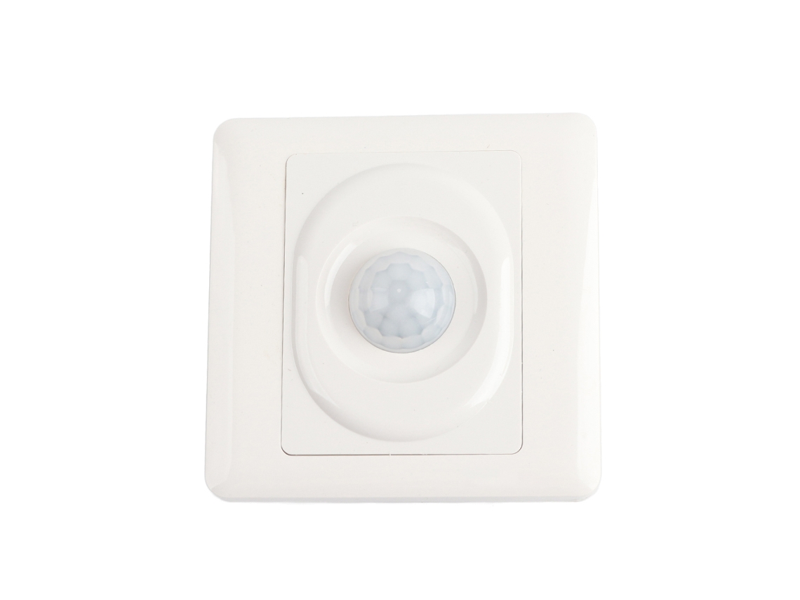 2026 interruptor de Sensor de Movimento Corporal Pir Infrarrojo Automático 220v para Luz Nocturna Led de Parede