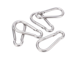 5pcs Mosquetão Aço Inox 120mm para Rede Cachorro