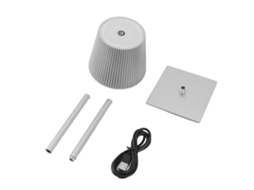 Lâmpada de Mesa Sem Fio Led Recarregável 3600mah com 3 Cores e Dimmer Contínuo | S/MARCA