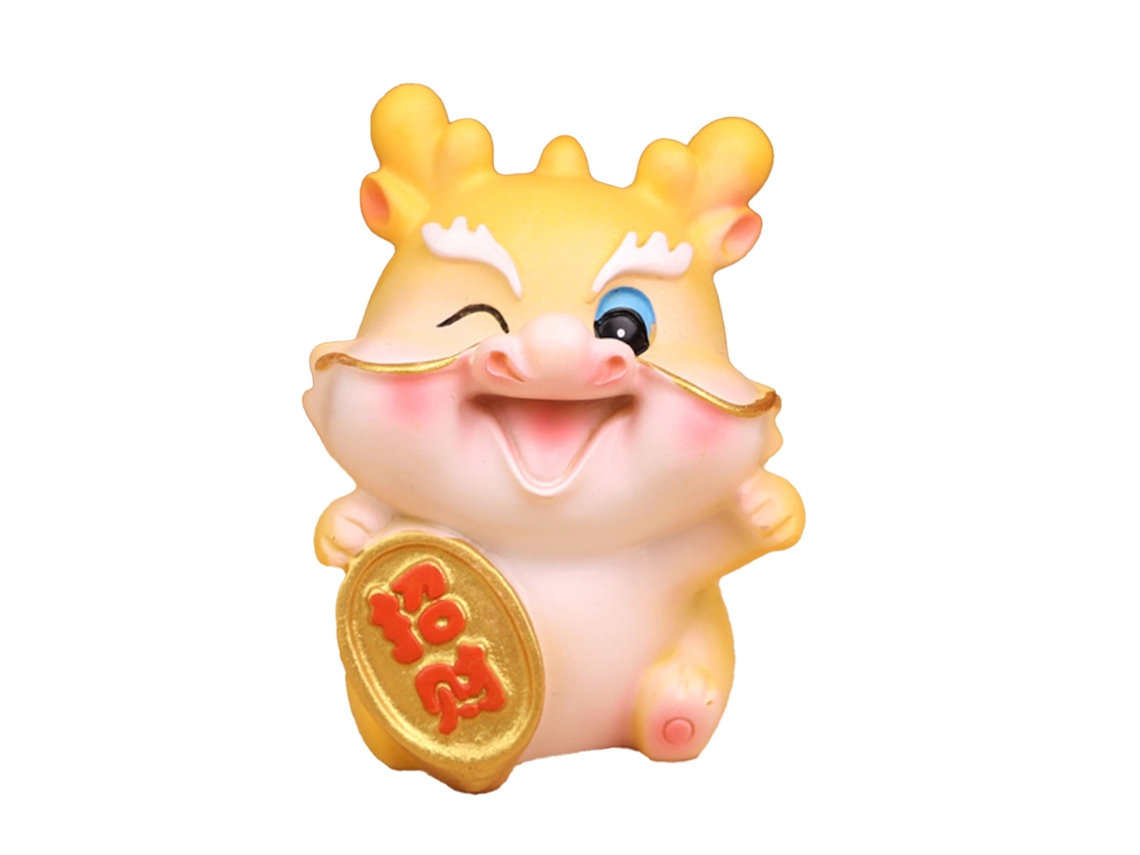 Figura de Dragão de Sorte Ano Novo Chinês 2024 Worten