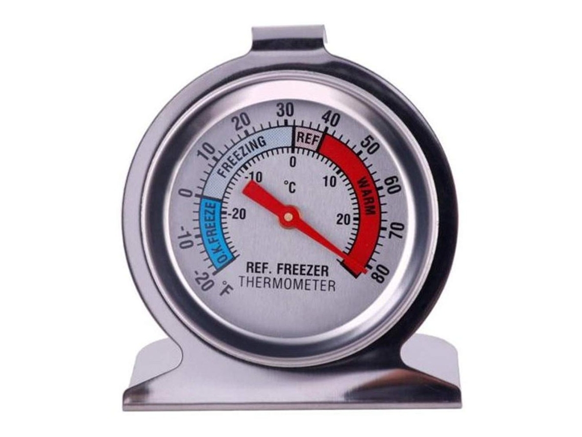 Termômetro De Freezer Geladeira Com Mostrador Grande Gancho,