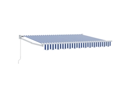 Conjunto 1 Toldo Externo Vidaxl Azul Poliéster (3,5 X 2 M)