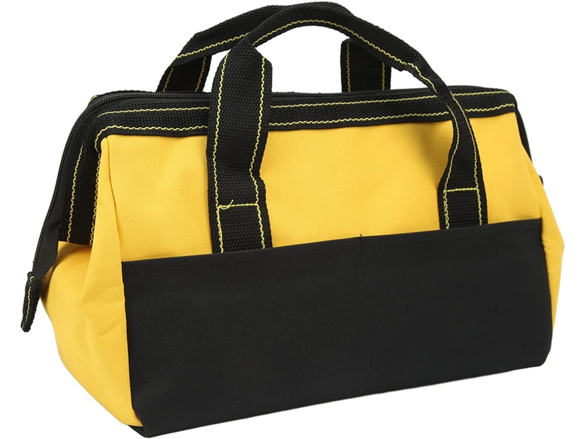 Bolsa Para Armazenamento De Ferramentas, Durável, Resistente, Portátil, Multifuncional, Com Abertura Ampla Para Oficina