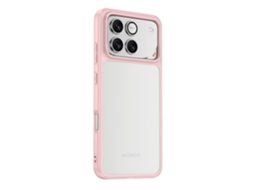Capa Protetora De Borda Macia Com Cobertura Total E Proteção Contra Quedas Nos Quatro Cantos, Compatível Com Huawei Honor Win.concha Única Rosa