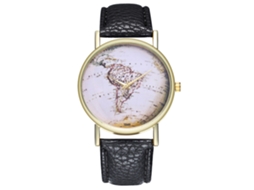 Reloj De Pulsera Analógico De Aleación Zhoulianfa Quartz Moda Ocio Negro