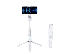 Tripé LAXISCREED 1.3m com Luz de Preenchimento Branco Snow Peak
