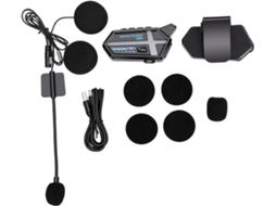 Haofy Casque De Moto Bluetooth 5.4, Proteção Ip67, Para Interfone 2 Pessoas, Chamadas Rede Elétrica, Música,