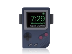 Base De Carregamento Usb Silicone Retro Para Iwatch 3/4/5/6 Azul