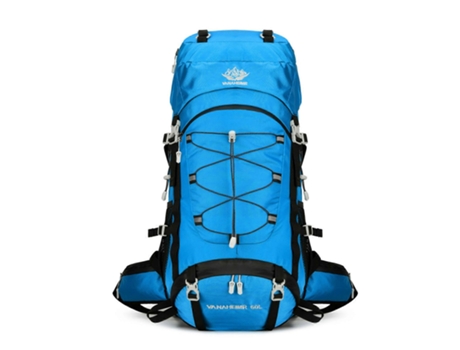 Mochila Esportiva De Grande Capacidade Para Caminhadas Ao Ar Livre, Camping, 60l, Durável, Para Escalada, Para Mulheres E Homens, Azul Giecy