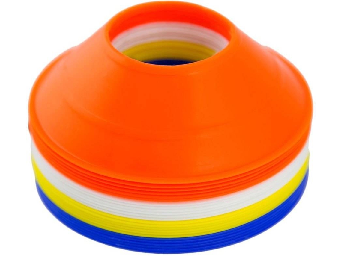 Conjunto de 24 Cones de Marcação POWERSHOT (Diâmetro: 12cm - Plástico)