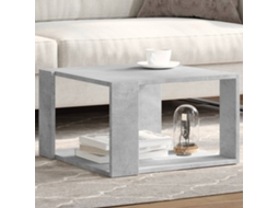 Vidaxl Mesa De Centro 51,5x51,5x30 Cm Derivados Madeira Cinza-cimento
