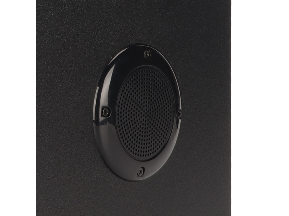 Mini Subwoofer Bluetooth com 4 altavoces, controle remoto e som estéreo de 360 graus | S/MARCA