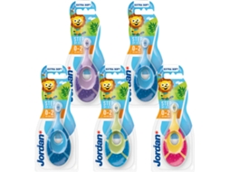 Pack de 5 Escovas de Dentes JORDAN STEP 1 Criança (0-2 anos)