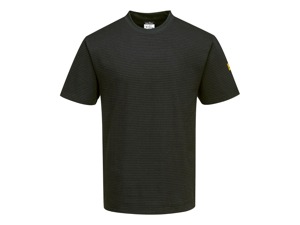 Camiseta Antiestática Esd Para Proteção Eletrostática / Nan / S Portwest