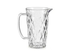 Jarra Diamante Transparente Cristal 1L