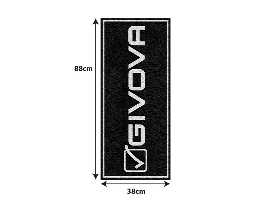 Toalha De Fitness Givova 38x88 Cm Ideal Para Treinos E Atividades Físicas