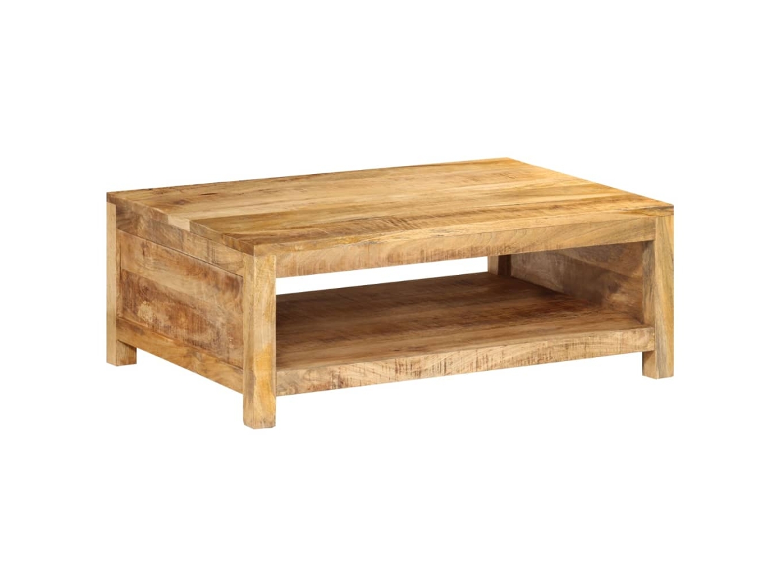 Vidaxl Mesa De Centro 80x55x30 Cm Madeira De Mangueira Maciça