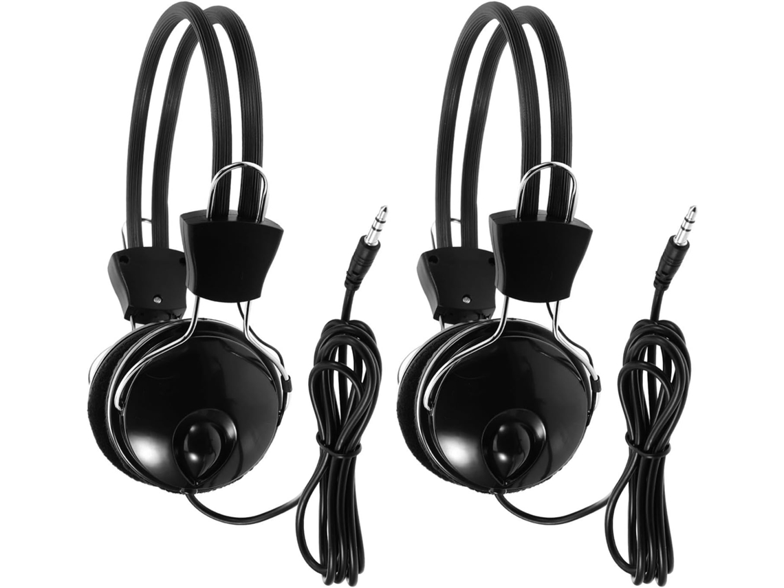 Conjunto De 2 Fones Ouvido Estéreo Com Cancelamento Ruído Clispeed Para Detecção Metais, Com Faixa De Cabeça Ajustável E