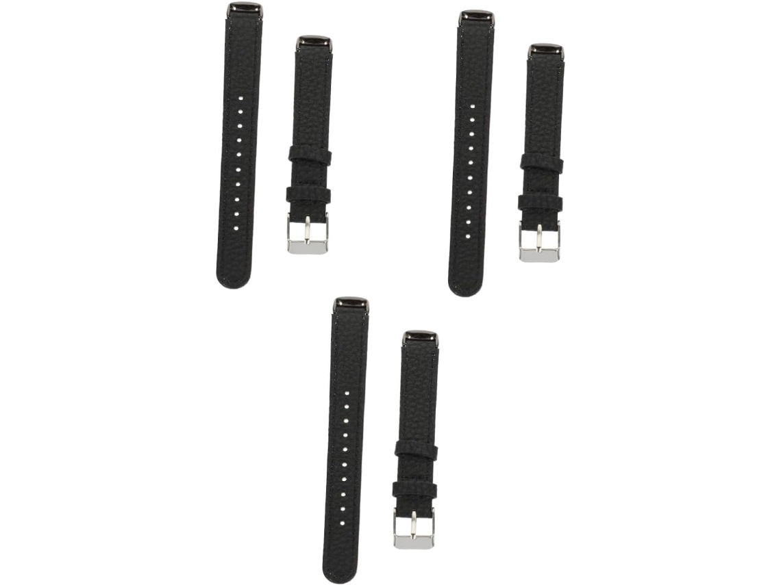 Conjunto De 3 Pulseiras Couro Para Relógio, Compatíveis Com