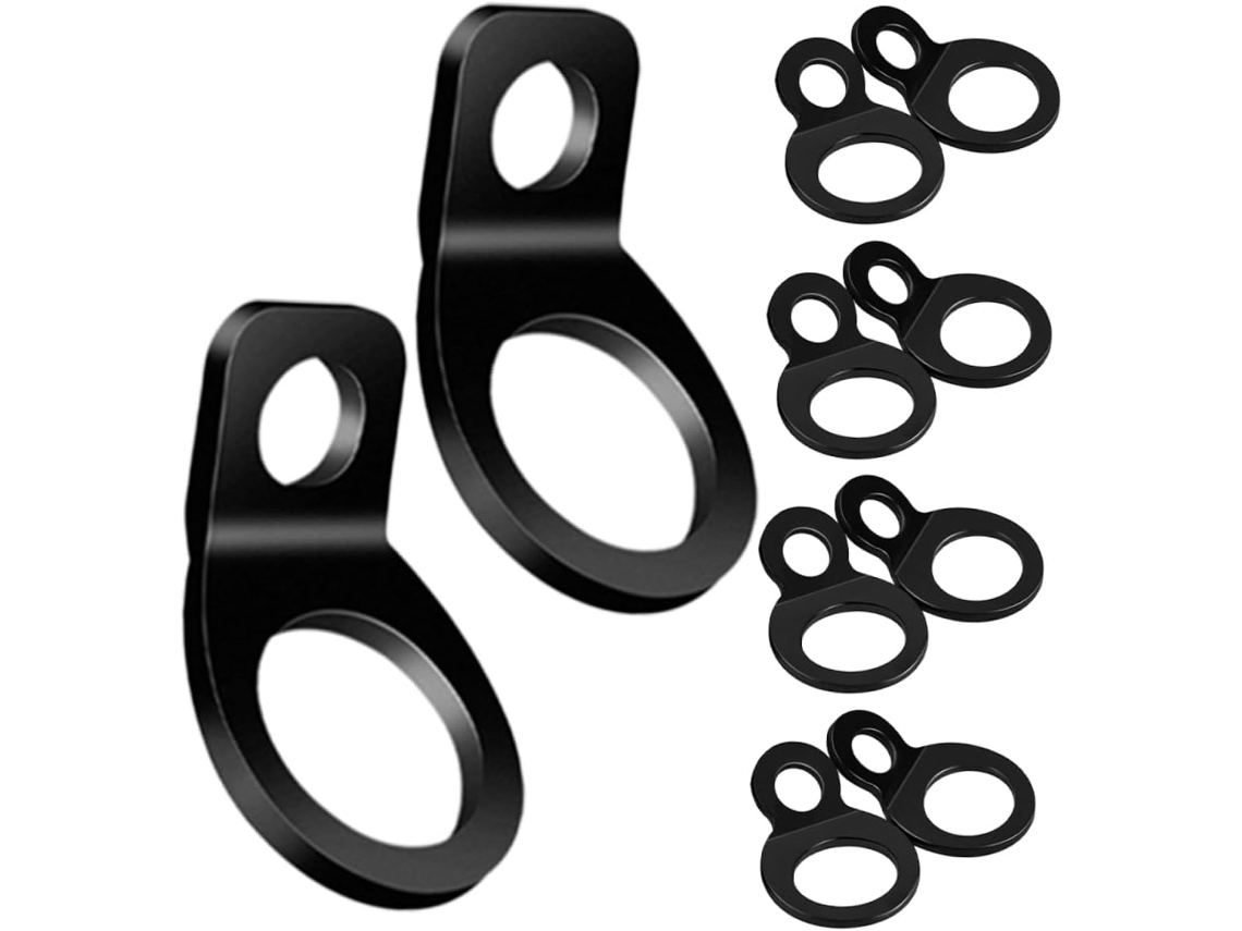 Kit De 4 Cintas De Amarração Para Motocicleta, Comprimento Ajustável,s E Com Ganchos Seguros Para Carga, Bagagem,