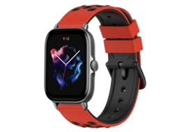 Pulseira De Silicone Bicolor De 20 Mm Para Amazfit Gts 3