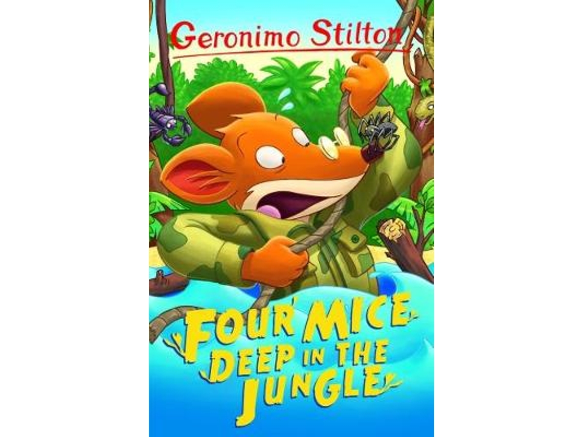 Livro Four Mice Deep in the Jungle de Geronimo Stilton (Inglês)