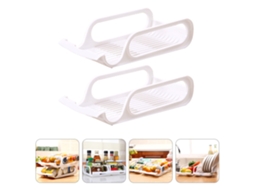 Peças Organizador de Refrigerantes para Geladeira Pequeno Dispensador de Bebidas Enlatadas Suporte para Cerveja SUNNY SPACES