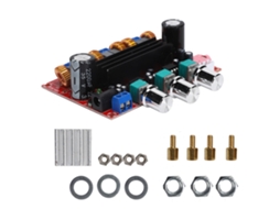 Placa amplificadora digital de 2.1 canales Tpa3116d2 2x50w+100w 12v 24v | S/MARCA