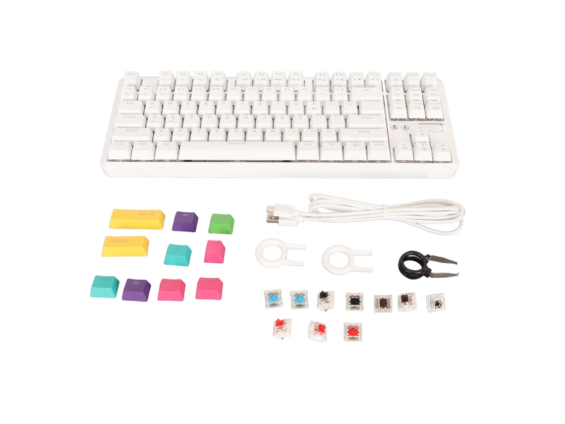 Teclado Mecânico Rgb Sem Numpad LAXISCREED Bluetooth