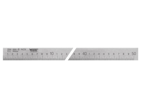 VOGEL-1692000100-Din866 Régua Rígida Forma B De 1000 Mm