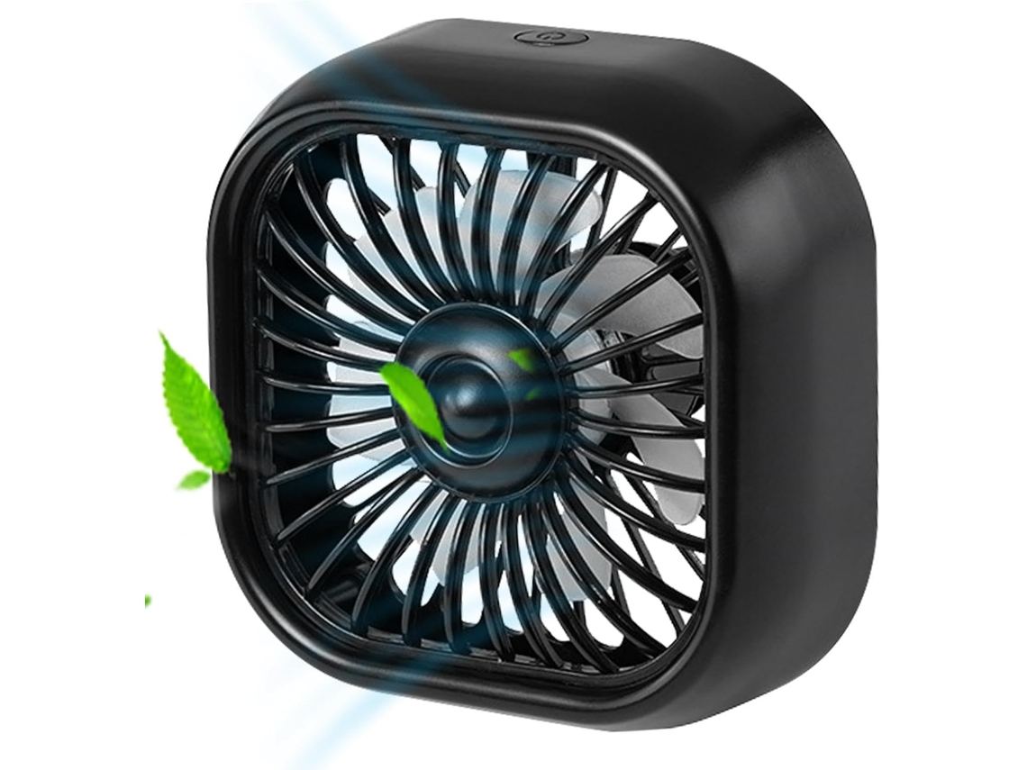 Ventilador Portátil Para Painel De Carro - Oscilante Compacto