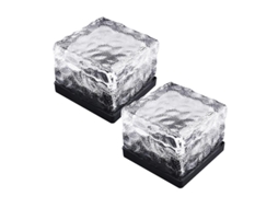 2 Peças De Pedras De Gelo Solares