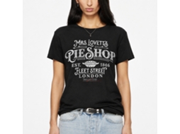 Rockinstone Sweeny Todd Lovetts Pie Shop Black Adult T-shirt Size:m