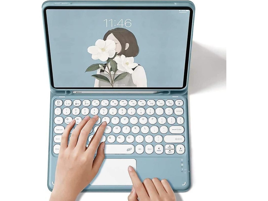 Capa Teclado com Touchpad para iPad Air 2022/2020
