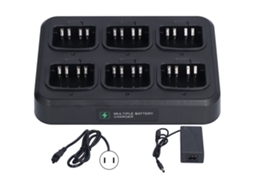Mali base de Carregamento para Rádios de 2 Vias 6 Unidades para Wpln4226a Xir P8268 Dp Series com Plugue Us
