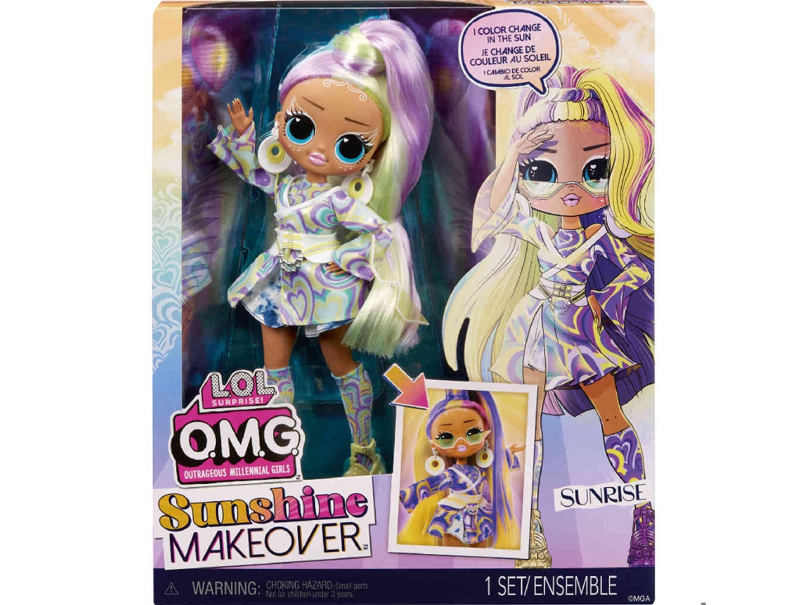 L.O.L. Surprise OMG Sunshine Makeover - Boneca Sunrise L.O.L (Idade Mínima Recomendada: 3 Anos)