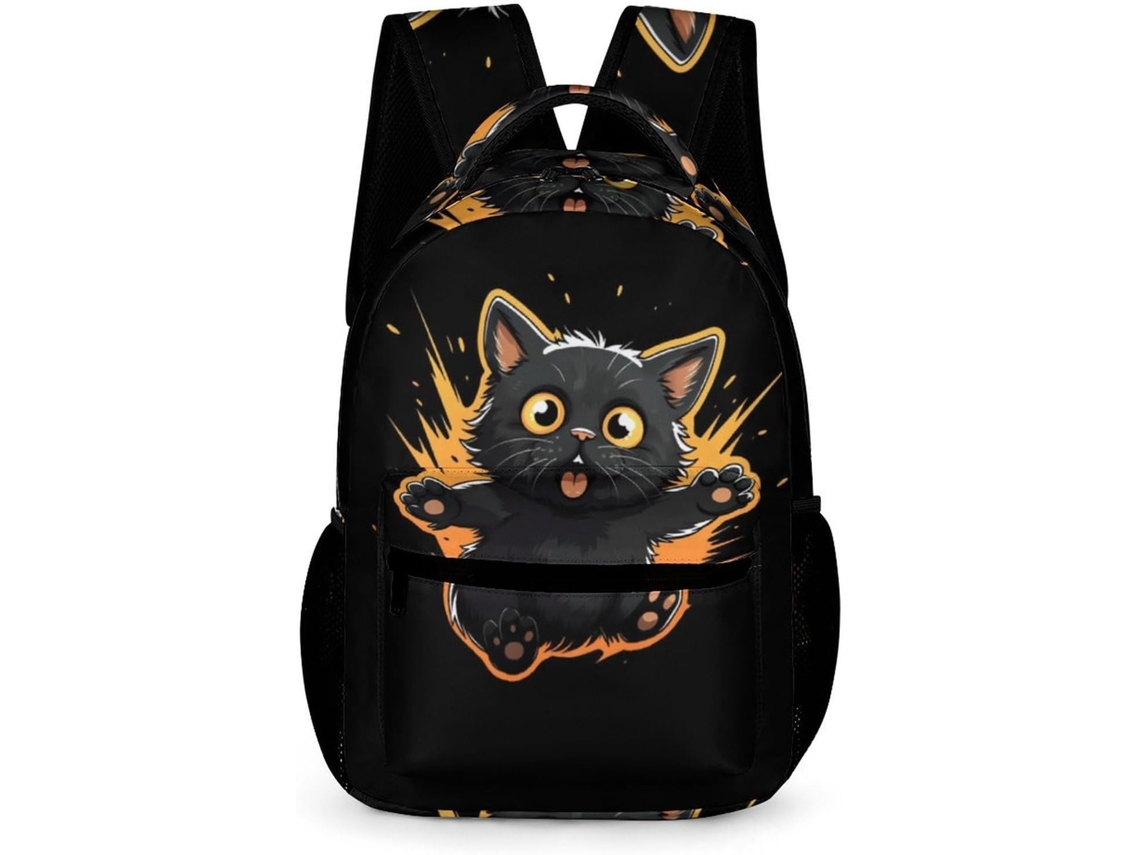 Mochila Fofa Gatinho Para Meninas Meninos Pequenos, Escolar Infantil Com Estampa Gatinho, Mochilas Infantis,
