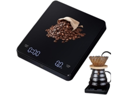 Balança De Café Alta Precisão Recarregável Com Temporizador Cozinha Pesar Grãos | Ideal Preparar, Medir, Assar, Uso