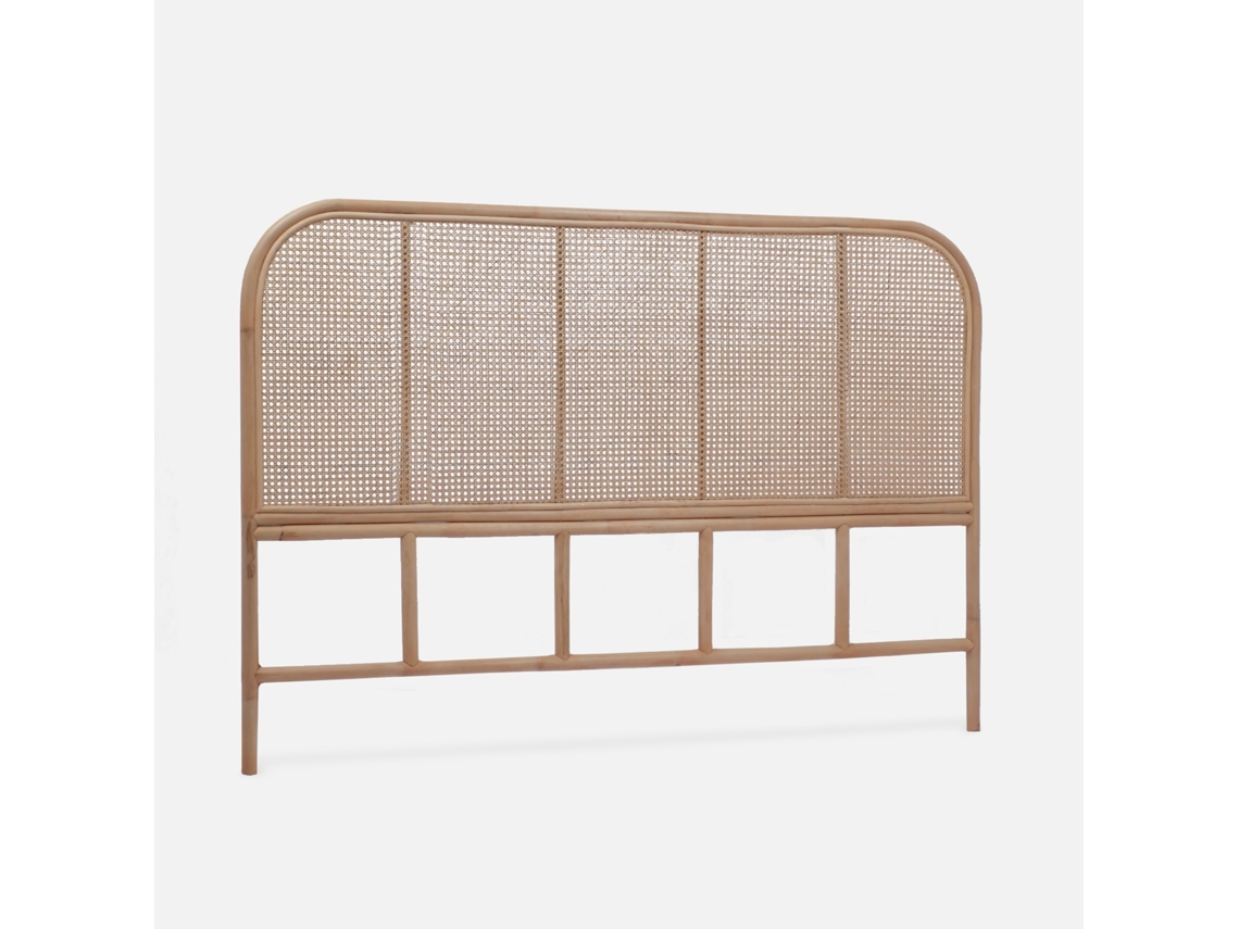 Cabeceira Para Cama De Vime Natural E Cana