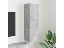 Vidaxl Armário De Tv De Parede 30 X 31 X 100 Cm Concreto