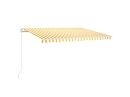 Retractable Awning, Retractable Awnings Vidaxl Amarelo Alumínio (450 X 300 Cm)